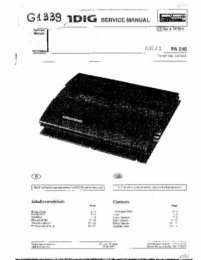 Grundig PA240 car amp