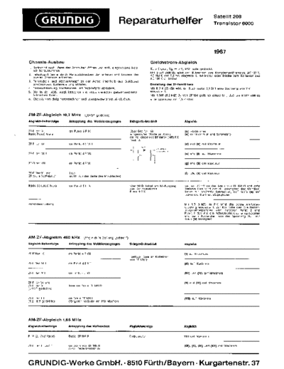 Grundig Satelit 208 service manual