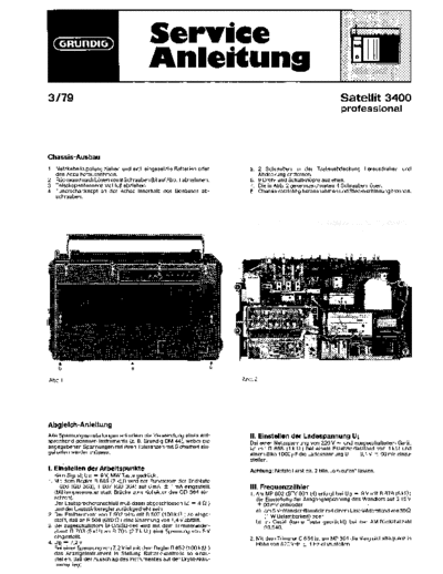 Grundig Satellit 3400 service manual
