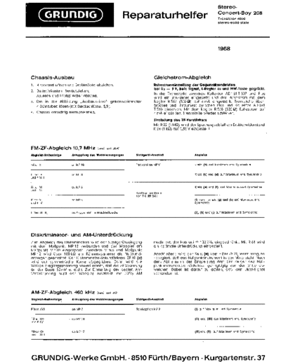 Grundig Stereo-Concert_Boy_208 service manual