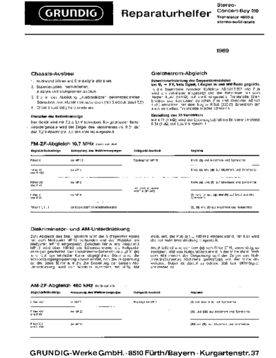 Grundig Stereo-Concert_Boy_210 service manual