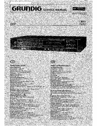 Grundig T9000 tuner