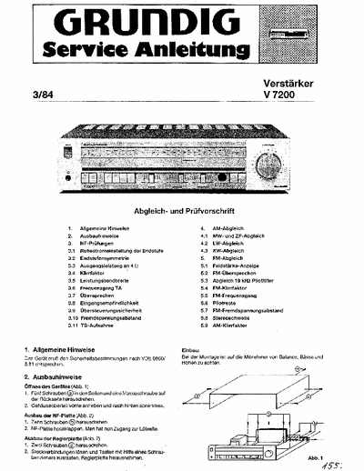 Grundig V7200 integrated amplifier