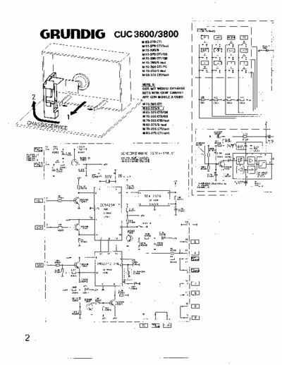 GRUNDIG CUC3600,3800 S.M.