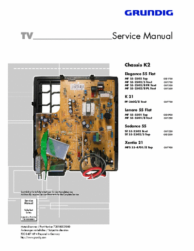 grundig mf55-5501/8 text Grundig MF55-5501/8 text service manual