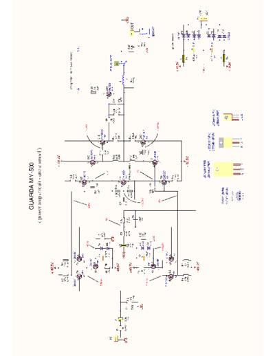 Guarda MY-500USB power amp schematic