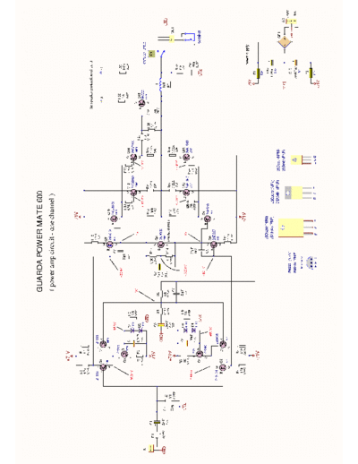 Guarda PowerMate 600 power amp schematic