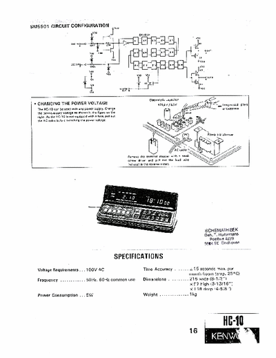 kenwood hC-10 hC-10 Schematic