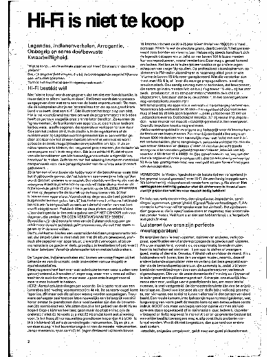 Hi-Fi test Hi-Fi test (2) Two vinyl test records in a box.

Book, part 2

Explanation of Hi-Fi issues and some thoughts about myths.
Included schematics & oscilloscope images.

Jan Kool was a Dutch author and technical supervisor of audio and musical magazine LUISTER