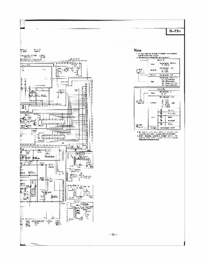 HITACHI D-75s SERVICE MANUAL
STEREO CASSETTE TAPE DECK D-75s HITACHI