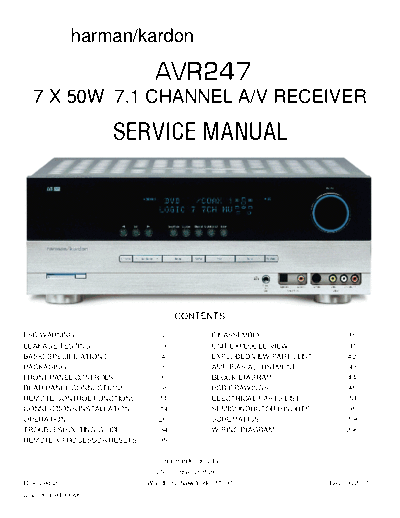 Harman/Kardon AVR247 receiver