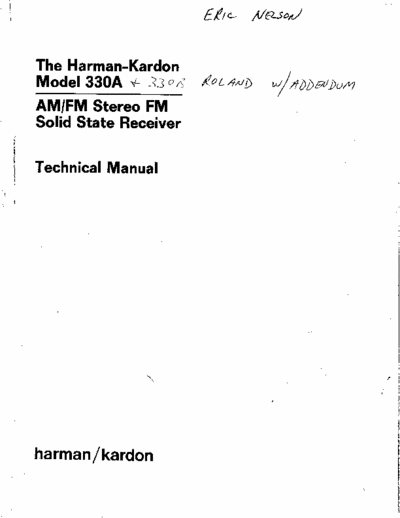 Harman/Kardon HK330 receiver