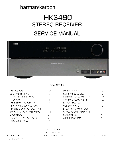 Harman/Kardon HK3490 receiver