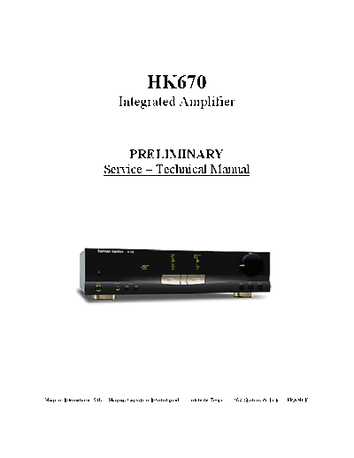 Harman/Kardon HK670 integrated amplifier