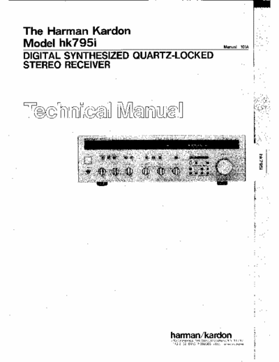 Harman/Kardon HK795i receiver