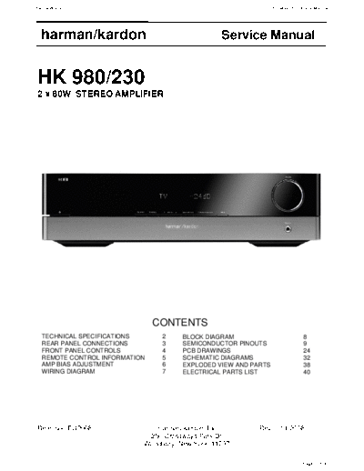 Harman/Kardon HK980-230 integrated amplifier
