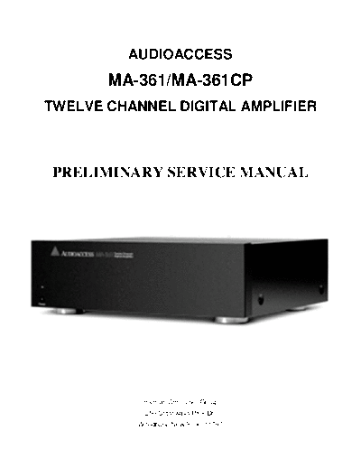 Harman/Kardon MA361 power amplifier