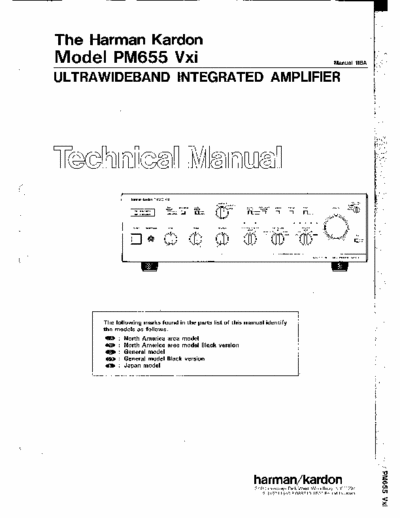 Harman/Kardon PM655VXI integrated amplifier