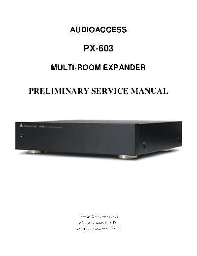 Harman/Kardon PX603 multi-room expander