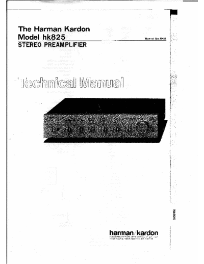   Technical Manual