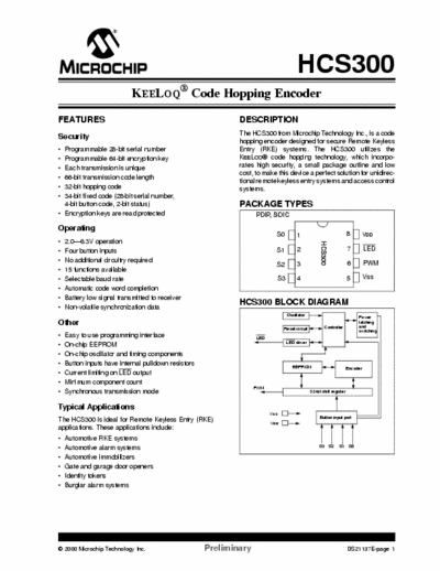 microchip NCS300 Decoder