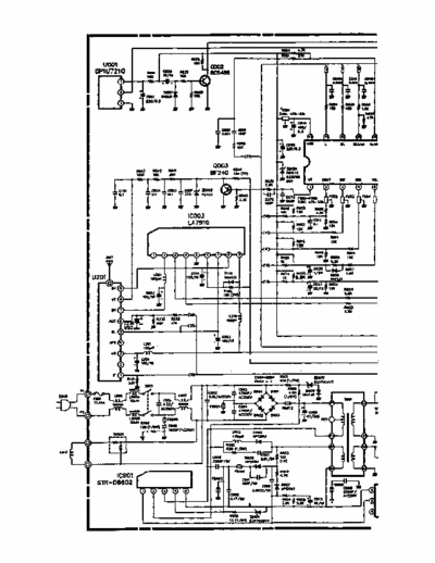 hitachi 1408RX schematic