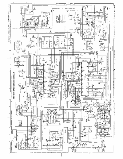 Hitachi CMT2198 CMT2196 Basic Circuit Diagram