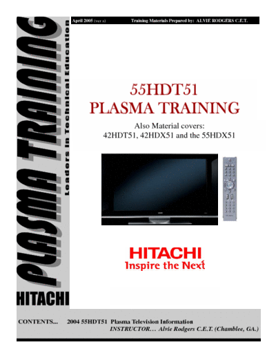 Hitachi 42HDT51 TV ŞEMASI DELSA YILMAZ