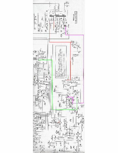 Hitachi cdh-21gfs Fuente ,vertical ,horizontal