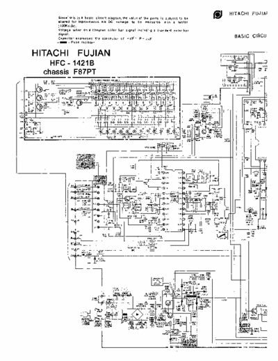 hitachi HFC1421B hitachi HFC1421B scheme