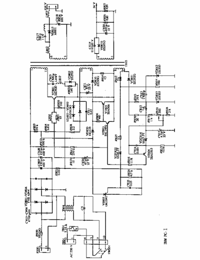 IBM PC 1 PC 1 schematics