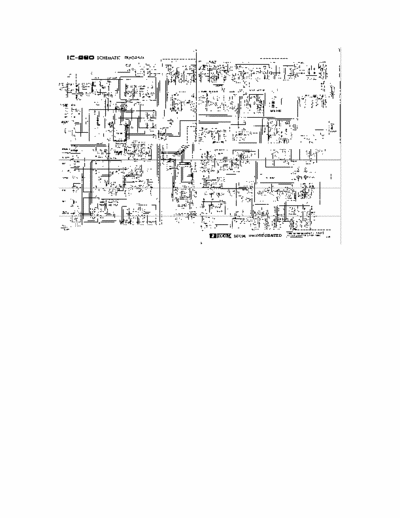 ICOM IC-280 Dear Om!
Hear is a circuit diagram of Icom 280 VHF Transceiver. I think it is better if u can include it to the liberary as I did not find this on the web. If the circuit diagram is not clear Please notify me .
Tnx Colin