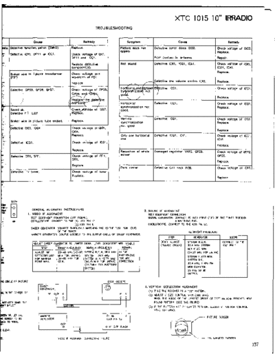 Action Electronic CTV 810 10 inch Schematics and troubleshooting