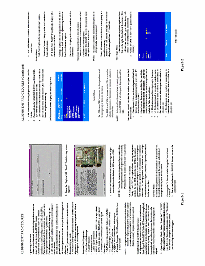 unknown ITC222 3 files, 21 total pages for alignment, focus instructions and convergence instructions for chassis ITC222