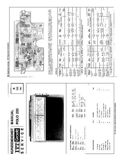 ITT Graetz Polo 200 service manual