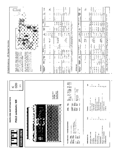 ITT Schaub-Lorenz Polo automatic 105 service manual