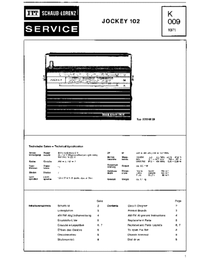 ITT Jockey 102 service manual
