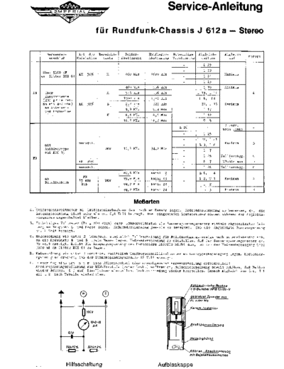 Imperial chassis J 612a service manual