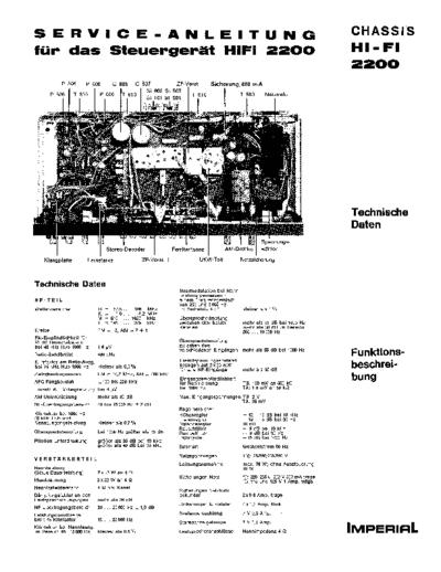 Imperial  service manual