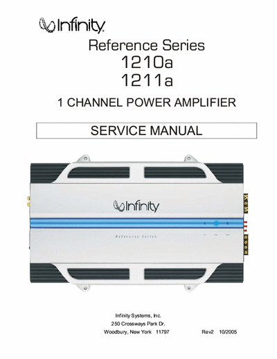 Infinity Reference1210 & 1211 car amp