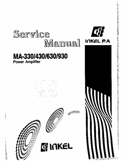 InterM MA330, 430, 630 & 930 power amplifier