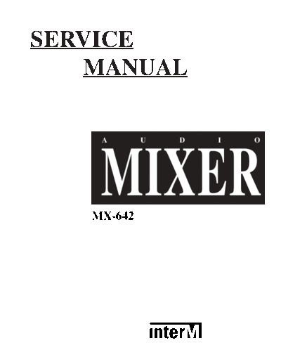 InterM MX642 mixer