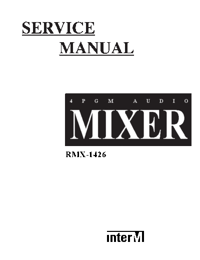InterM RMX1426 mixer