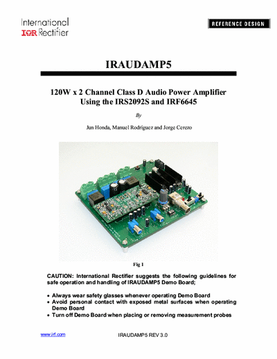 InternationalRectifier ClassD 2x120W reference design (other)