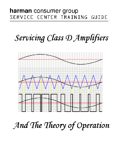 jbl hartmann audio clasa d service training and schematic diagram