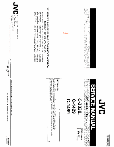 jvc c1489 gamnet diagrama tv Jvc