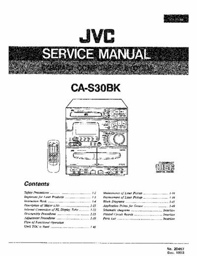 JVC CA-S30BK S.M.
