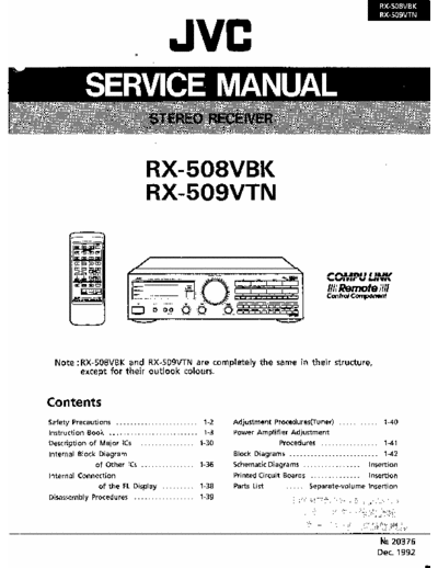 JVC RX508VBK JVC_RX-508-VBK_service_manual