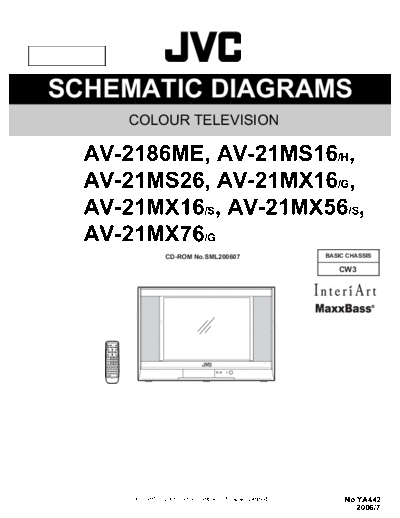 JVC JVC+TV+21MX16 Service manual