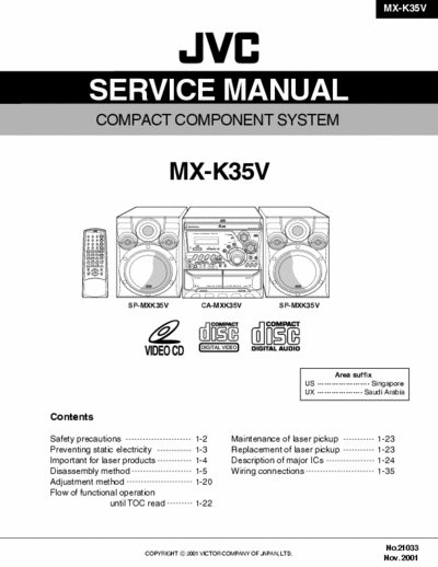 JVC MX-K35V SM
